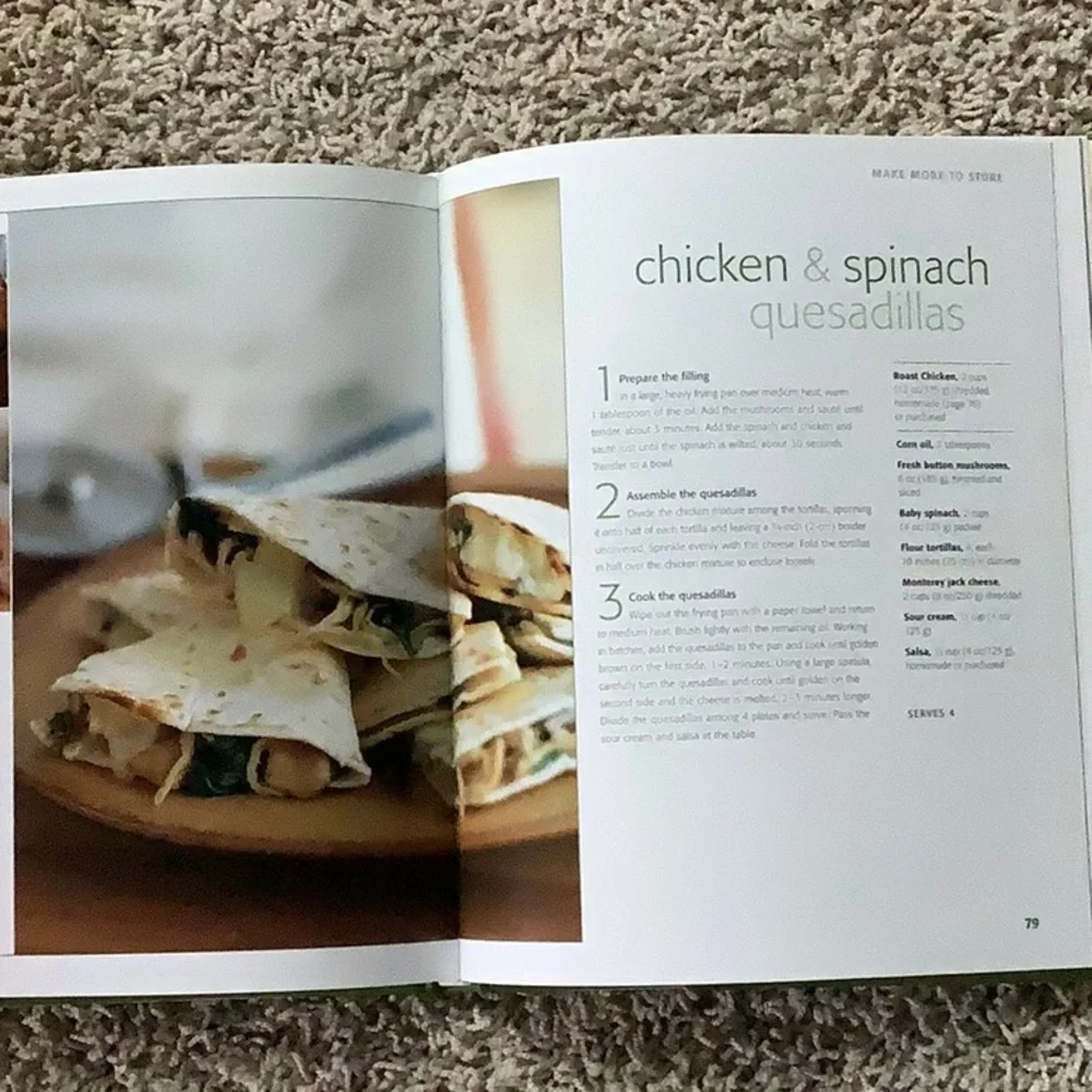Williams-Sonoma Weeknight and Seafood hardback cookbooks bundle of 2